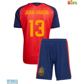 Billiga Spanien Joan Garcia #13 Hemmatröja Barn VM 2026 Kortärmad (+ Korta byxor)